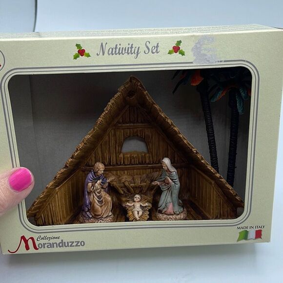 Vintage Nativity scene by Moranduzzi. Made in Italy. - Picture 4 of 16